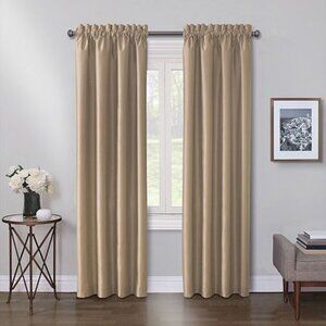JCPenney Royal Velvet Light Filtering Rod Pocket Curtain 2 Panels 50X108 NWT